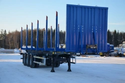 Semi-trailer sorting truck TONAR model 9985 with axles manufactured by TONAR of models: 90422, 90424, 90431