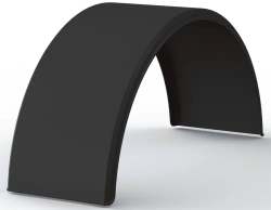 43651960S plastic screen (fender) for wheel Z85/65R22.5