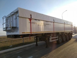 Lift semitrailer type DB4 modification DB4U (with hydraulic pump; tyres Cordiant Professional 385,65R22,5; axle Cespel: AB09, AD