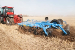 Semi-trailed disc harrow DANA BDP - 6*4MR and its modifications: BDP - 6*4MR RZZ.42.00.000 (with spiral roller); BDP - 6*4MR RZZ