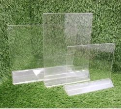 Plastic menu holder "Sphere"