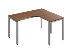 Ergonomic table on metal frame