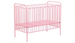Polini kids Vintage 150 metal cot, pink, article number 0001649.4