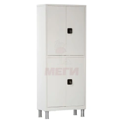 ??-04-???(???-648.01-11) Two-section double-leaf medical metal cupboard