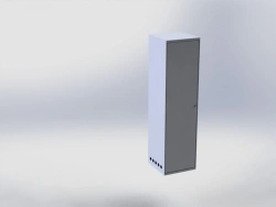 Cupboard for gas cylinder