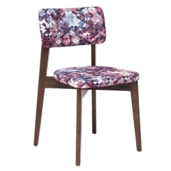 Topas upholstered chair on wooden frame