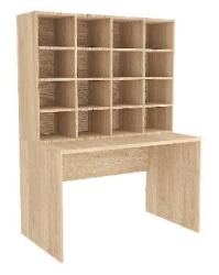 Table with correspondence cage