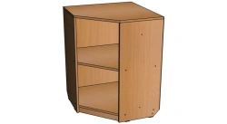 Corner shelving unit "UdK-2" from set "Constructor's Corner" / SZH59