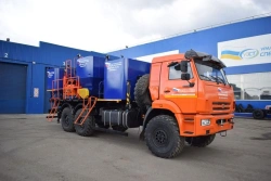Cementing unit (CA), UZST brand, type UZST03, modification 5870-09 on chassis KAMAZ 43118-RR