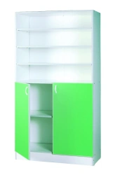 Medical cabinet two-section two-door MKP 013-"Aibolit".