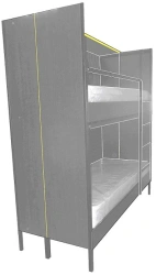 Folding double bunk bed project SI56.15.05.00