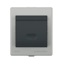 CADUCEUS ALING POWER Outdoor single-lever switch Bell 10A, 250V~, IP44, grey anthracite, art. no. 256.1?