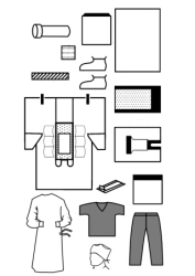 Sterile nonwoven kit for ACS