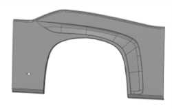 5299-401-5402505-02/Z Right rear arch panel