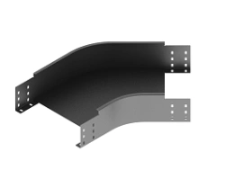 Corner radius tray horizontal 45 degrees ONL 000x000 U45R15 with overall dimensions from 100x40 mm up to 600 mm