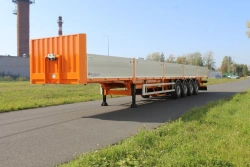 Semitrailer of modification FSA-734VA (without installation of hydraulic equipment and without installation of crane-manipulator