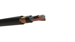 Control cable with insulation and sheath made of polymer composites; halogen-free KPOPEng(A)-HF