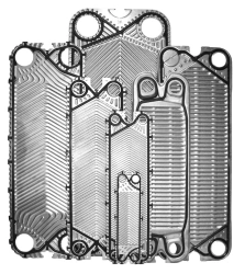 Heat exchanger plates for food grade liquids