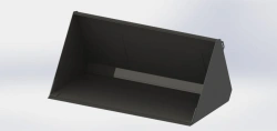 Replacement implement for KUHN(TURS)-400 universal mounted loader: bucket, models: KUHN(TURS)-400-1, KUHN(TURS)-400-2.
