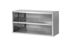 Hinged technological shelf