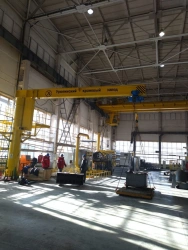 Electric jib jib cranes with load capacity up to and including 16 tonnes