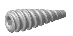 Ligament screws with round tapered threads, combination, Ø 5,0 mm, length 30 mm, article number OM002.02.10.