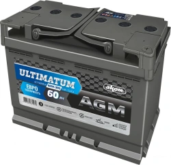 Battery 6ST-60VRLA ULTIMATUM Euro AGM