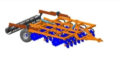 Semi-trailed disc mulcher DM-3,2