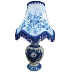 Porcelain table lamp Vega 305x305x535mm