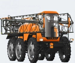 Self-propelled sprayer-spreader TUMAN-3, complete with replaceable technological equipment (boom sprayer T