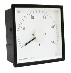 Panelboard milliammeter, ammeter and voltmeter: version M42412