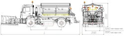 Universal road maintenance machine model MK-4534-02