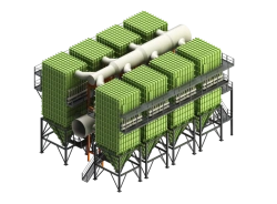 Ceramic Imuls filter for gas purification