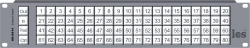 KR-8014 - 84-button control panel for matrix switches.
