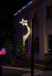 LED console (LED panel) "Star of Anadyr" - decorative street lamp on brackets (modifications 220V, 24V, 12V),