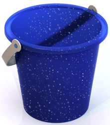 Bucket large transparent
