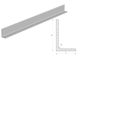 Unequal angle 16/10 of steel 09G2SD, 12G2FD, 09G2C