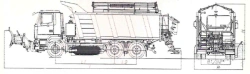 Universal road maintenance machine model MK-3534-16