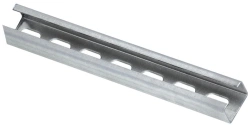 Perforated C-shaped profile