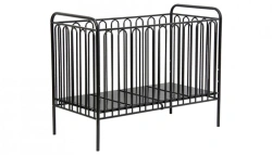 Polini kids Vintage 150 metal cot, black, item 0001649.7