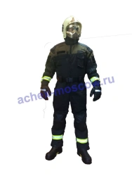 Firefighter's combat clothing for chief and rank-and-file personnel of the fire brigade