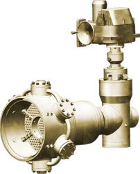 Throttling and cooling disc valve amk.LRV.RSC.WL.350.37.560.(1163.0).20.(16.13).E