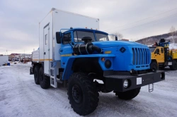 Special shift truck on URAL 4320-6151-71, 4320-6151-73, 4320-6151-75 chassis. Mark GIRD. Type 58498C. Modification 5849