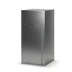 Stainless steel bin for FoodCourt BMP