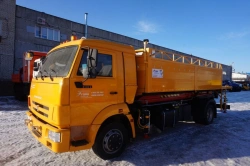 Truck with lifting body APK-10 on chassis KAMAZ 4308-G5. Mark GIRD. Type 5849BF. Modification 5849BF-0000030.Design of the lift