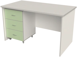 Medical table for doctor with a pedestal cabinet SKV-1.1-"Aibolit".