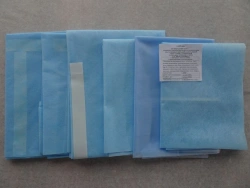 Non-woven cloth linen set for vaginal surgeries disposable KBVO-Larix, sterile