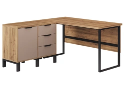Corner executive desk on metal frame SRU