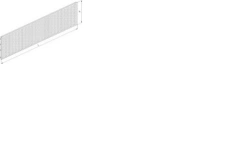 Perforated wall 21*91,5