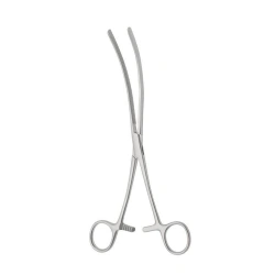 TZ-01-328-23,5 Intestinal elastic clamp, curved, 230 mm